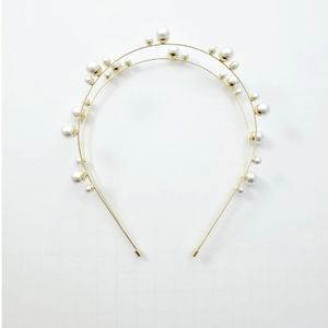 Gold Pearl Dainty Headband